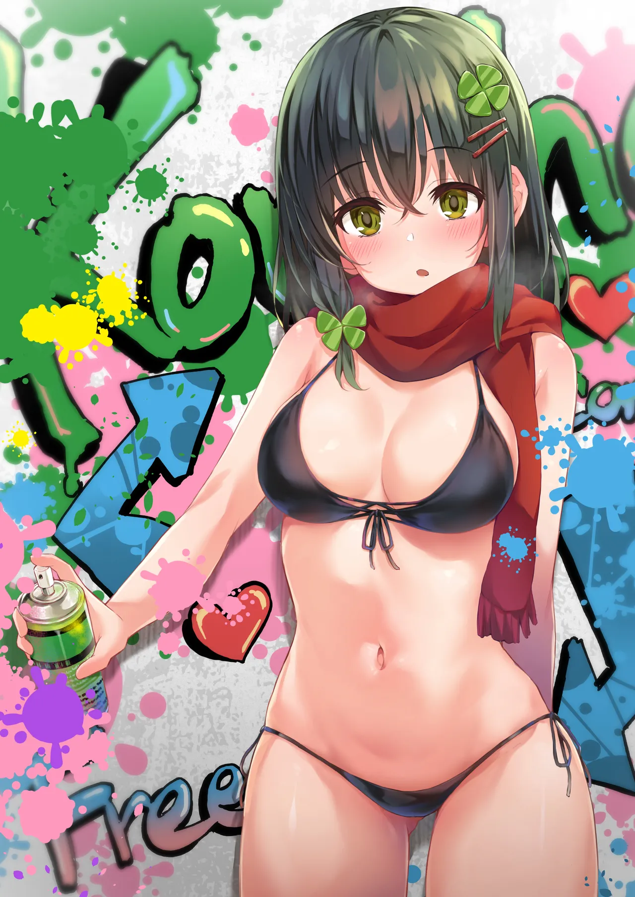 このはちゃん水着イラスト page 1 full