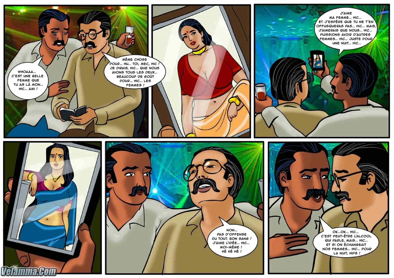 Velamma - 036- Savita Bhabhi et Velamma dans le même Comic page 7 full