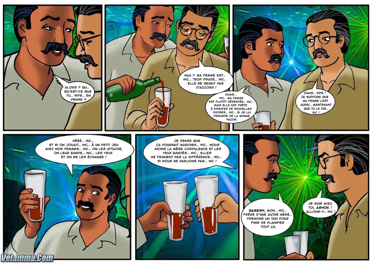 Velamma - 036- Savita Bhabhi et Velamma dans le même Comic page 8 full