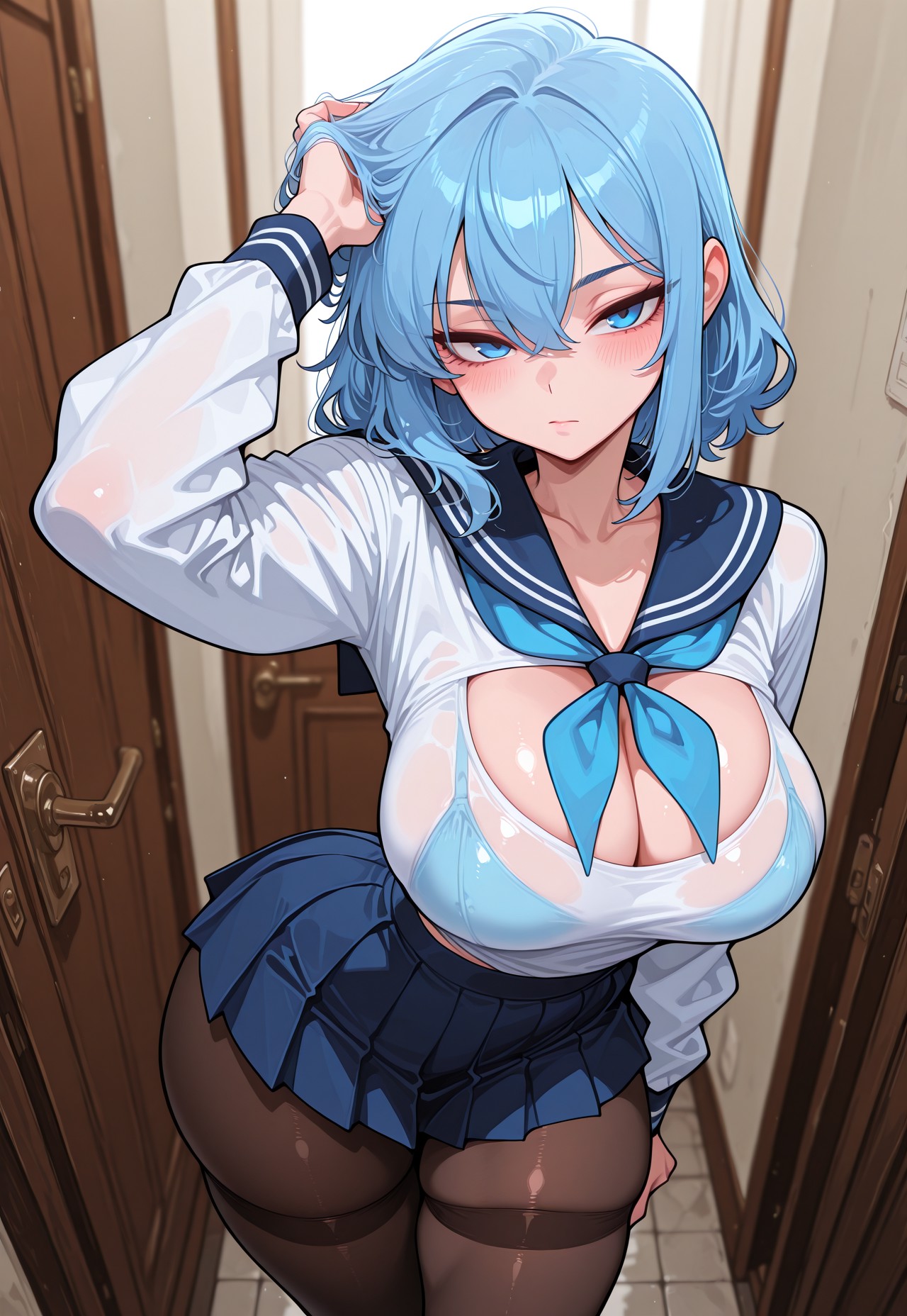 ClassRep 'HELPS YOU STUDY' ON HER KNEES page 10 full