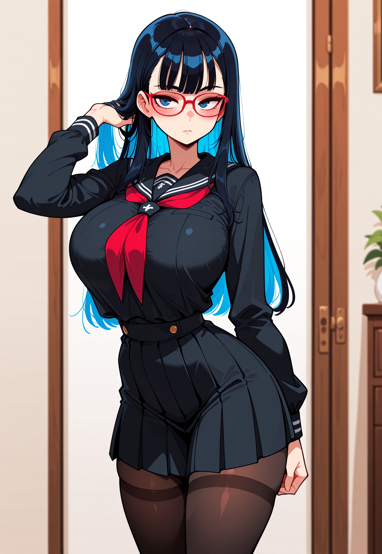 ClassRep 'HELPS YOU STUDY' ON HER KNEES page 3 full