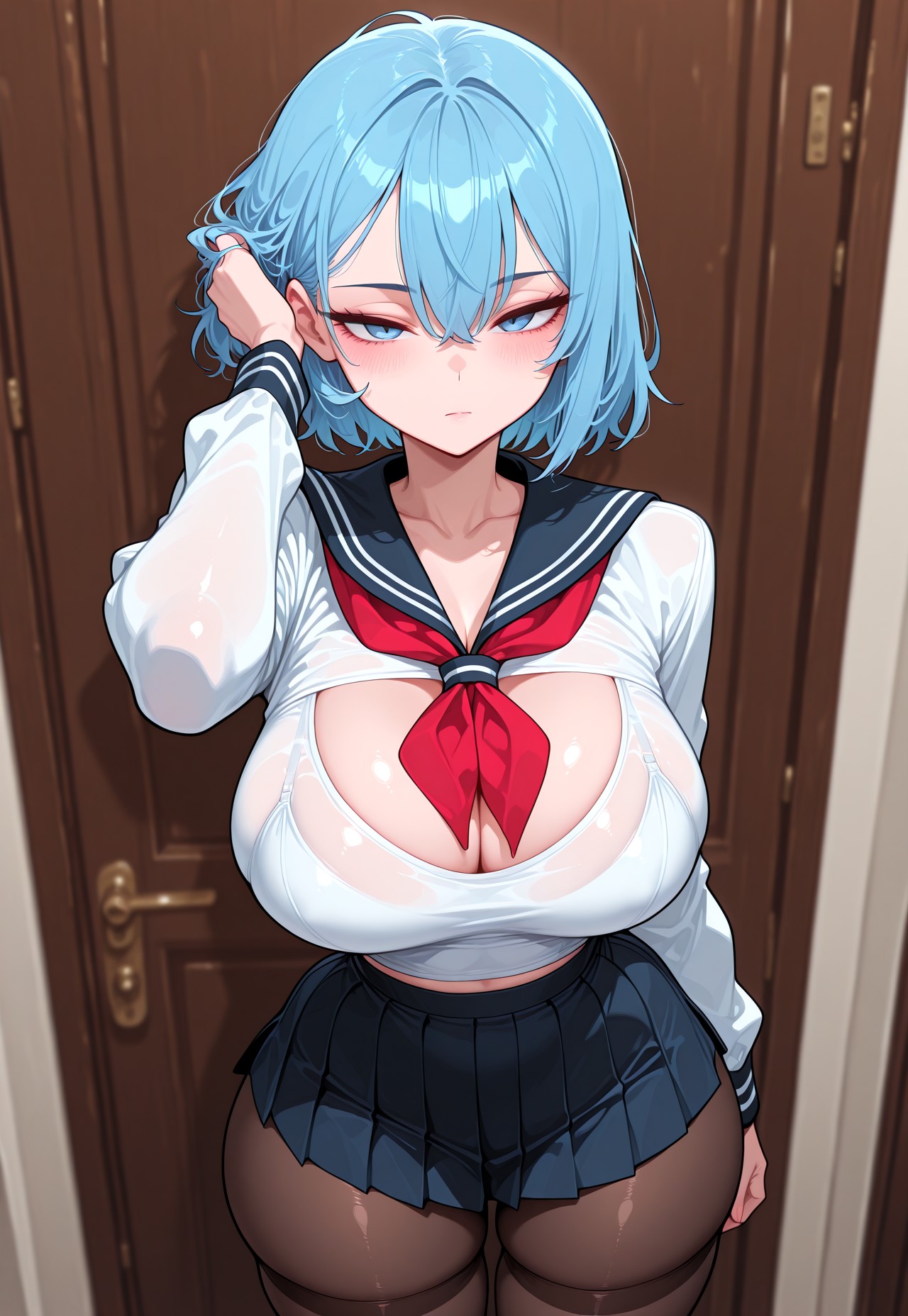 ClassRep 'HELPS YOU STUDY' ON HER KNEES page 7 full