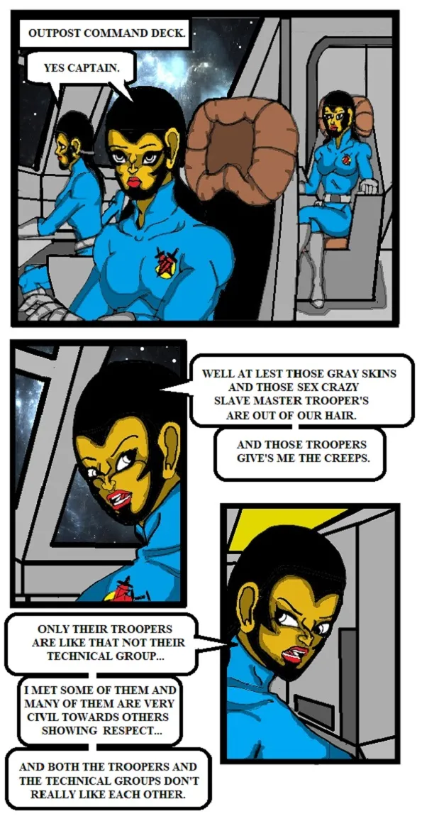 RENEGADES Assault on Station 07 Book Five. page 5 full