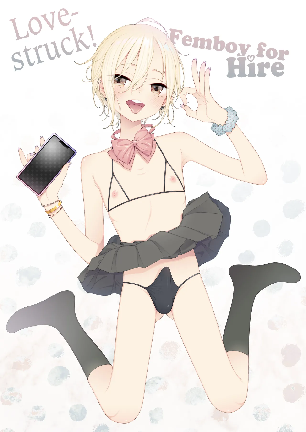Kanraku! Papa Katsu Otokonoko | Lovestruck! Femboy for Hire page 1 full