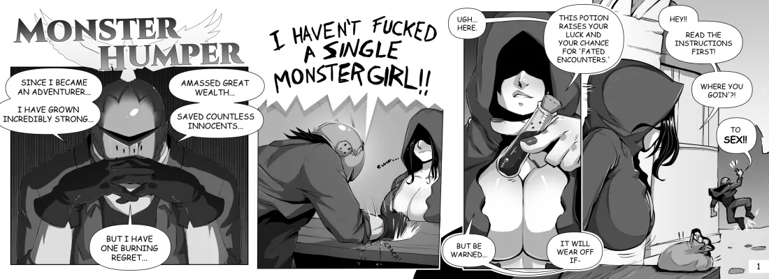 Monster Humper #1-4 page 2 full