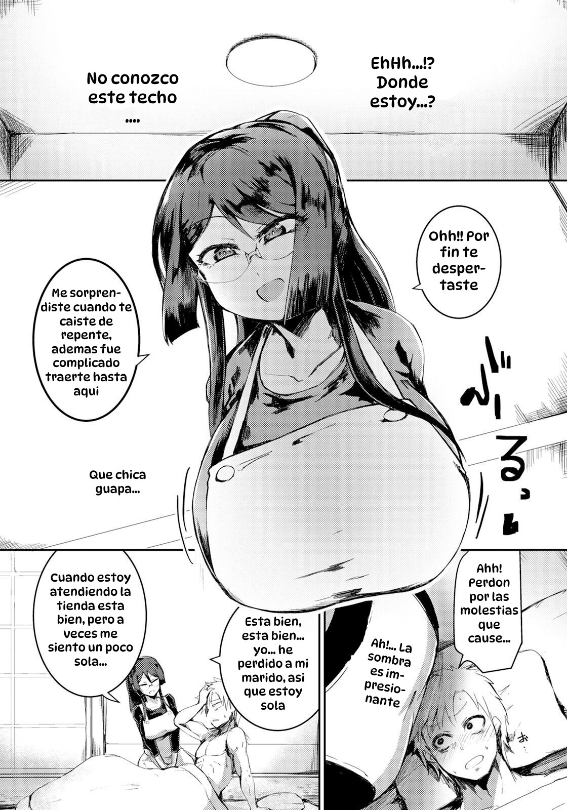 Mayoiga ~Miboujin no Nikuyoku~｜La Tienda Misteriosa ~Una Viuda Insaciable~ page 4 full