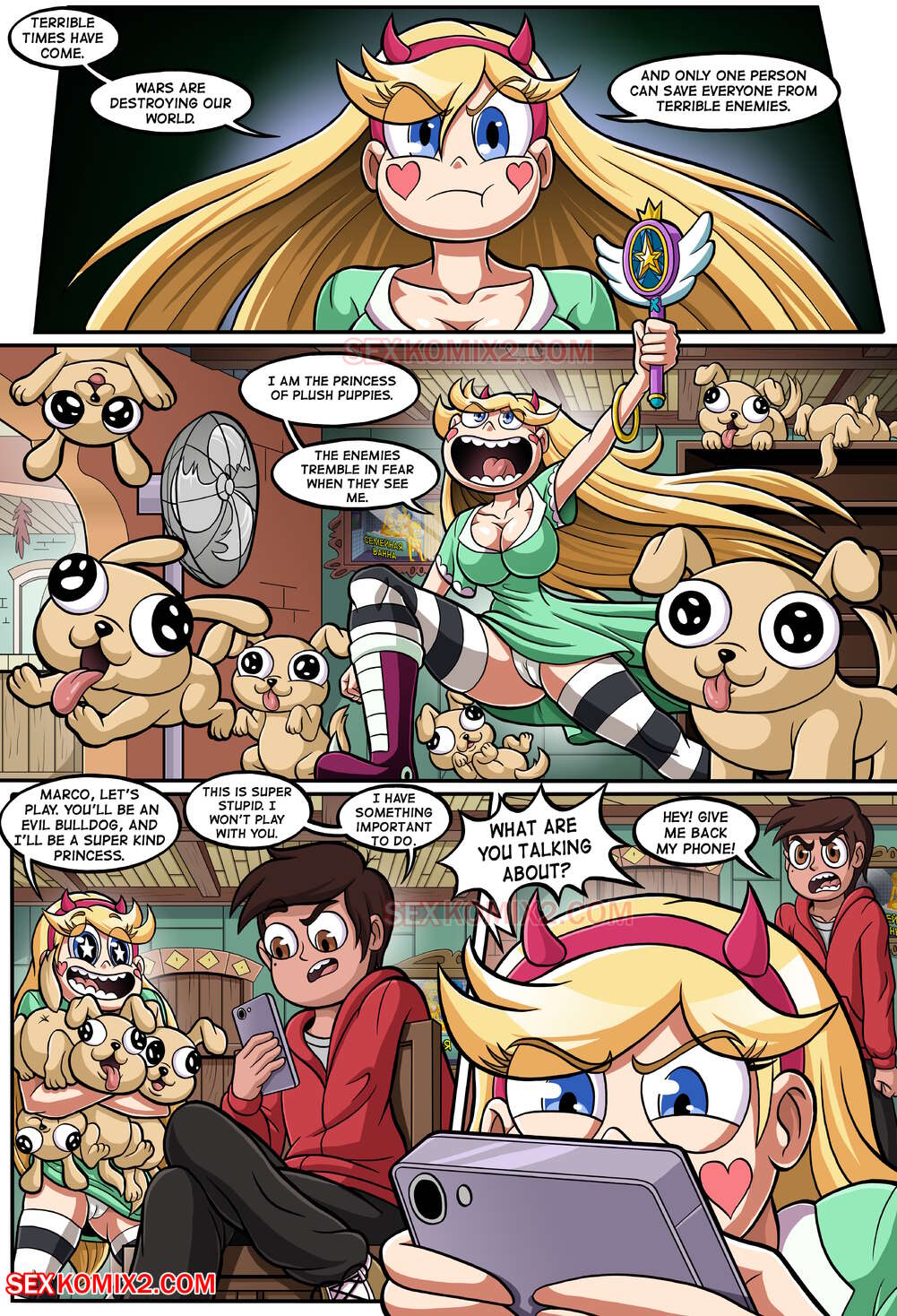 Star vs. Star and wonderful sex. by sexkomix2.com page 2 full