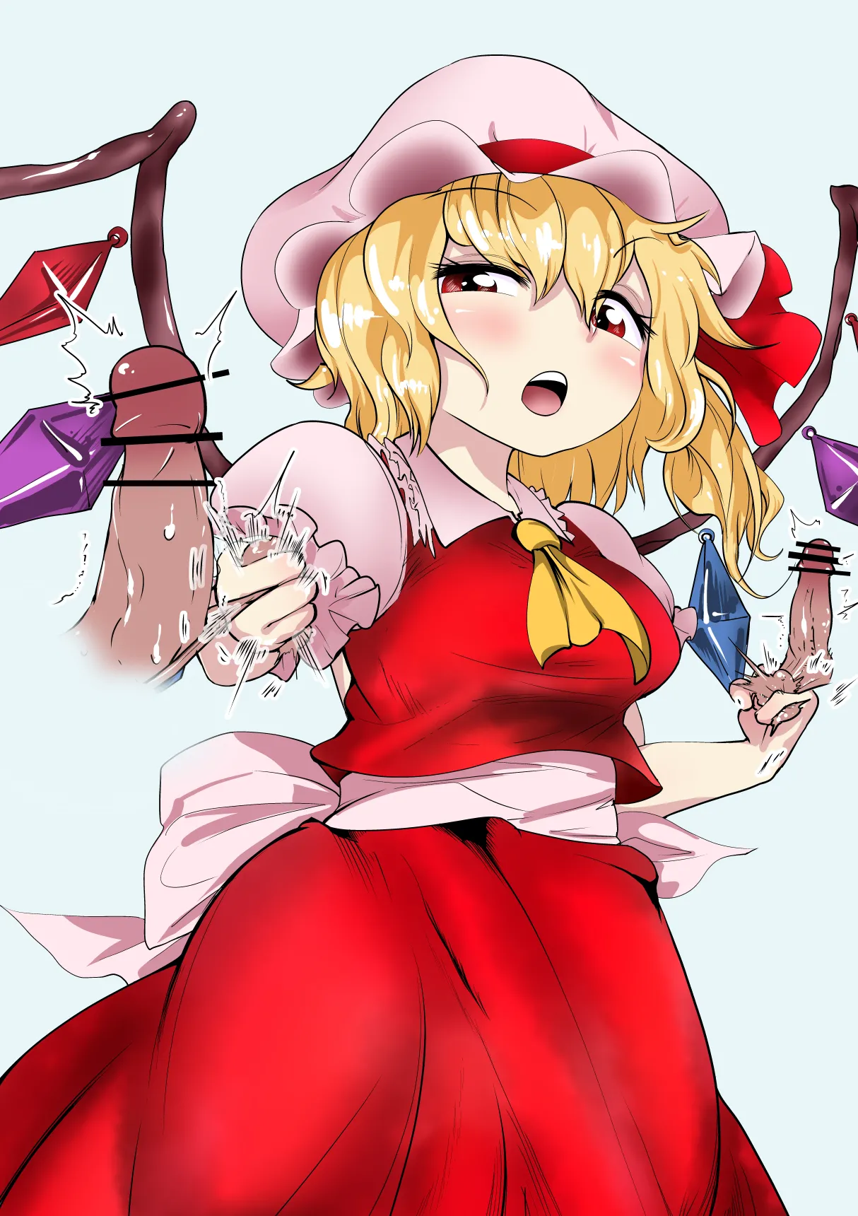 Flandre Scarlet ballbusting page 7 full