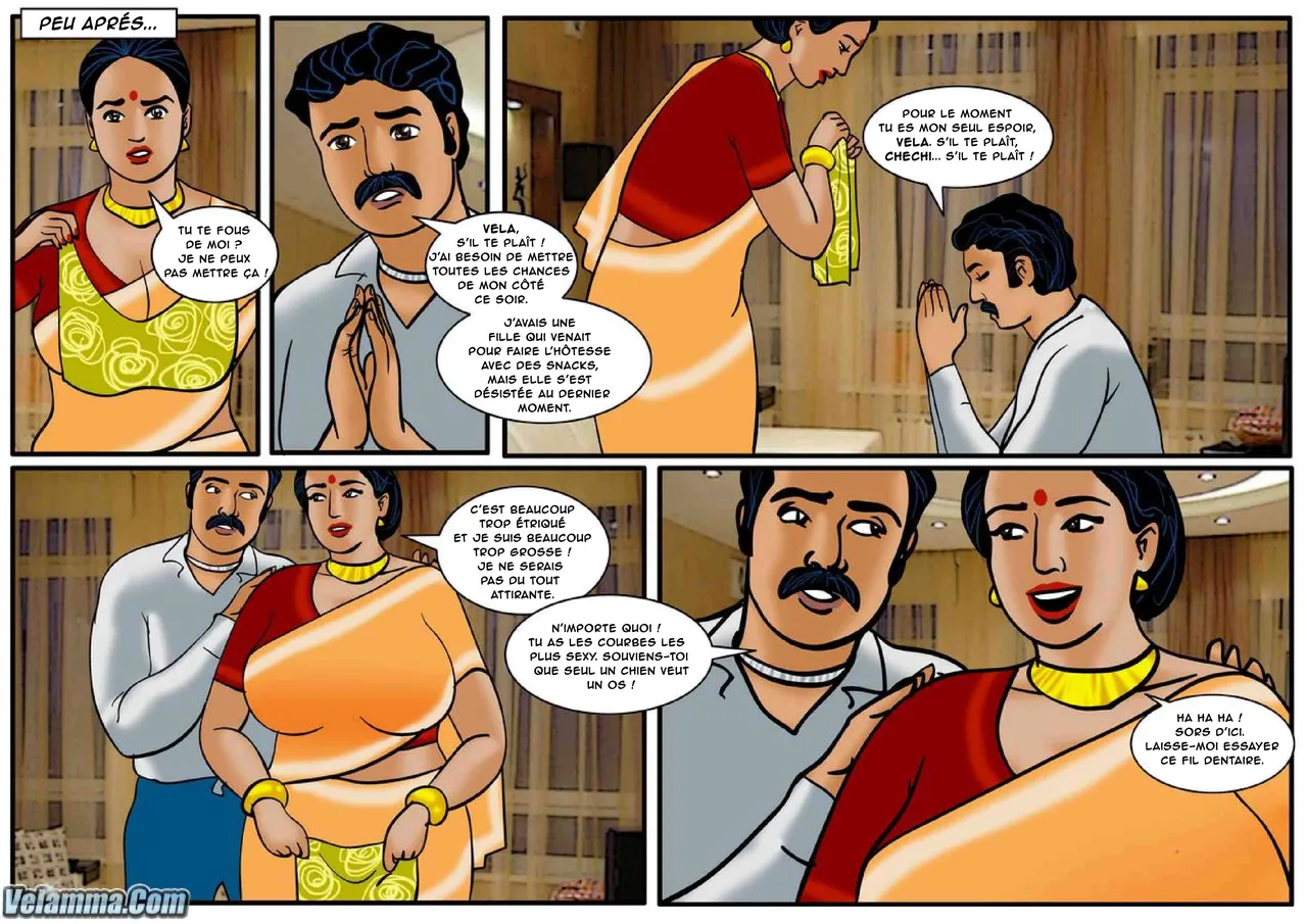 Velamma - 039- Quand il s'agit d'une partie de poker sexy, Vela fait tapis ! page 5 full