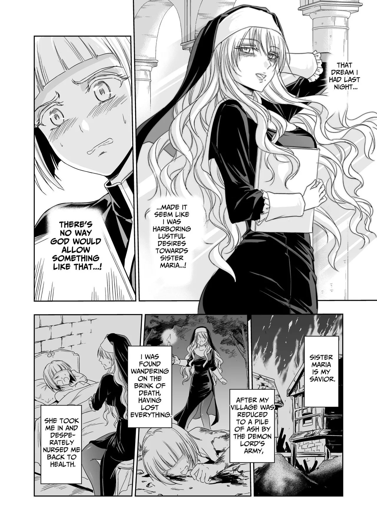 Shitsurakuen ~Haitoku ni Ochiru Seijo~ | Paradise Lost ~A Saint's Descent Into Immorality~ page 9 full