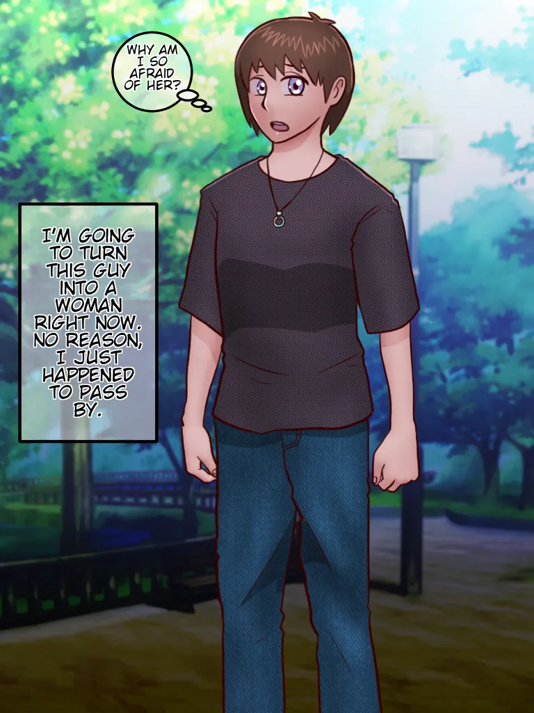 A Man Gets Turned Into a Woman By Saying "Ahhhhh" page 1 full