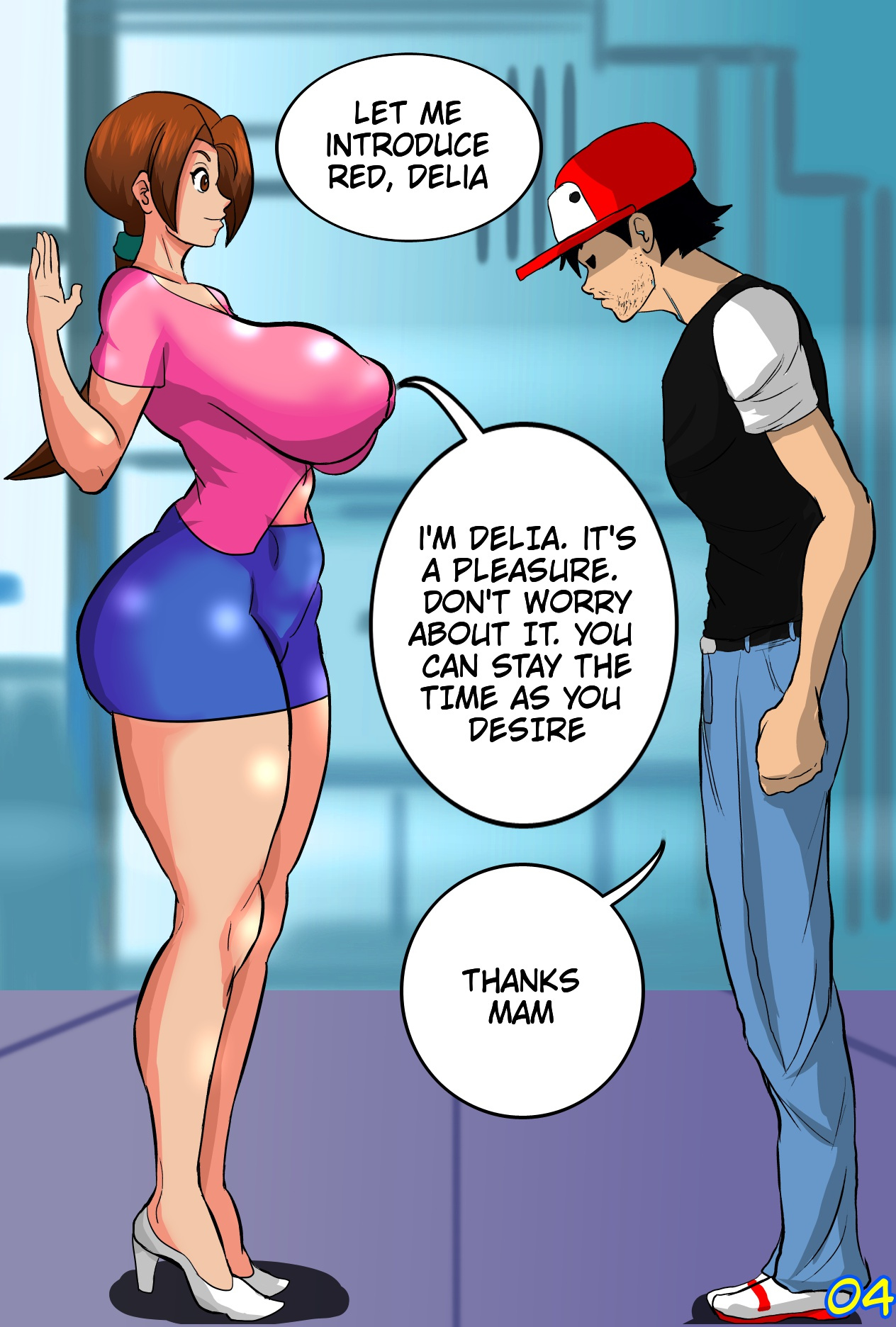 Delia's New Guest page 8 full