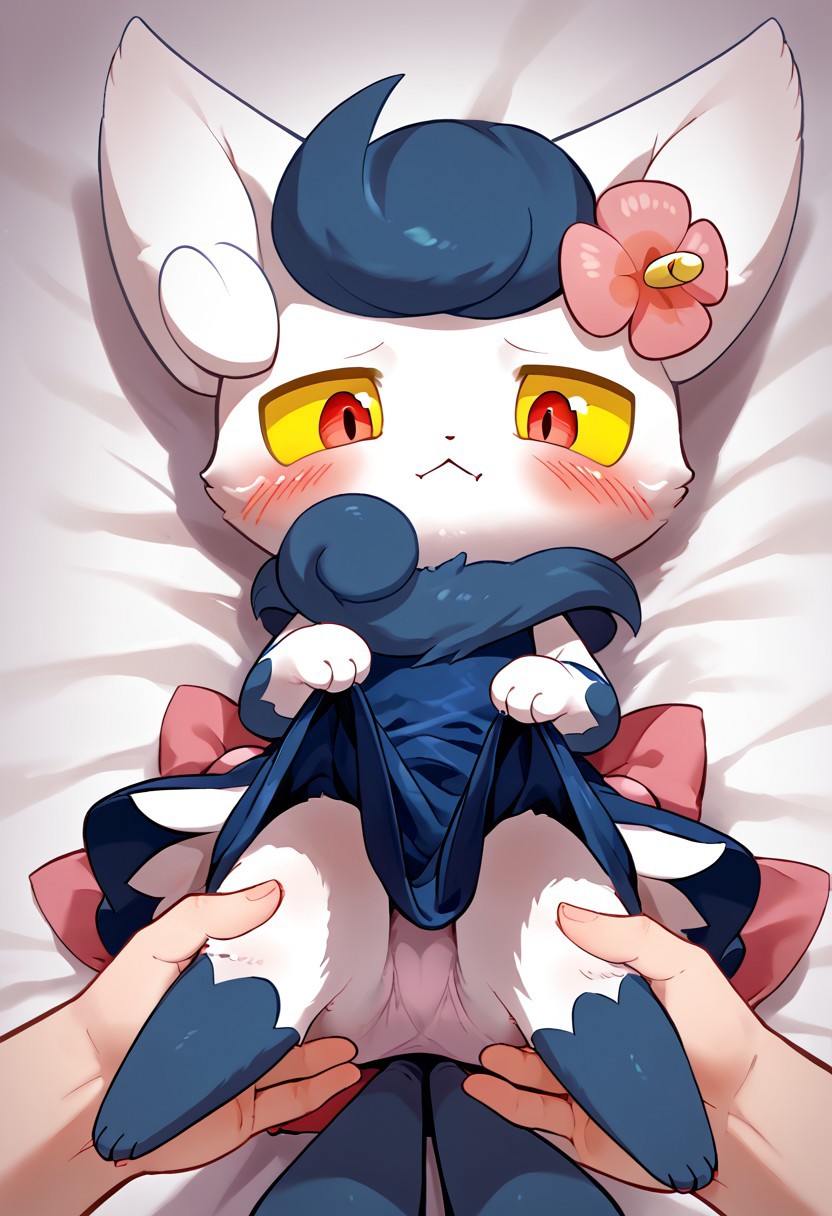 Meowstic with her owner page 1 full