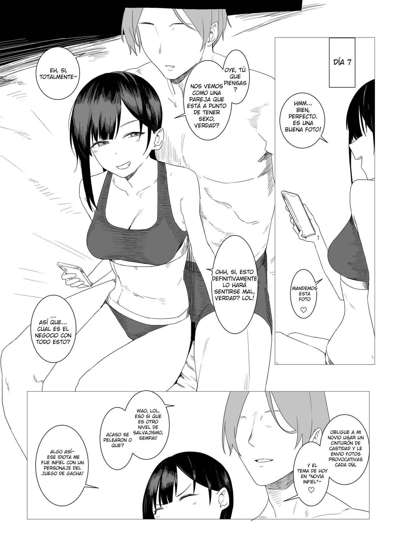 teisou obi de syasei kanri si te eipuriruhu-ru ni uso neto rare houkoku suru tumori ga、aite no teku de siba kare te uso ga hontou ni naxtu te simaxtu ta itazura su ki kanozyo page 9 full