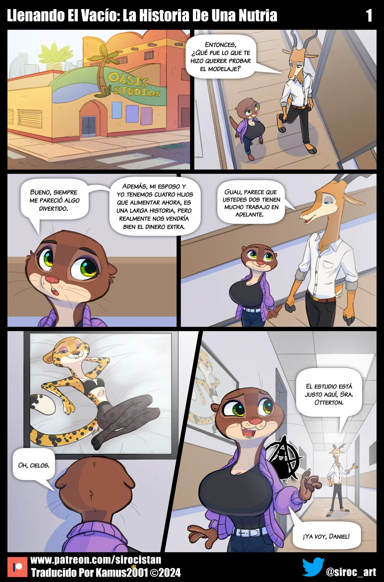 Filling The Void: An Otter's Story page 1 full