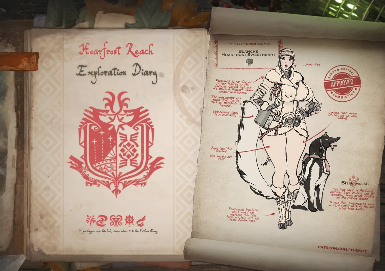 Hoarfrost Reach Exploration Diary / Ecological Survey page 1 full