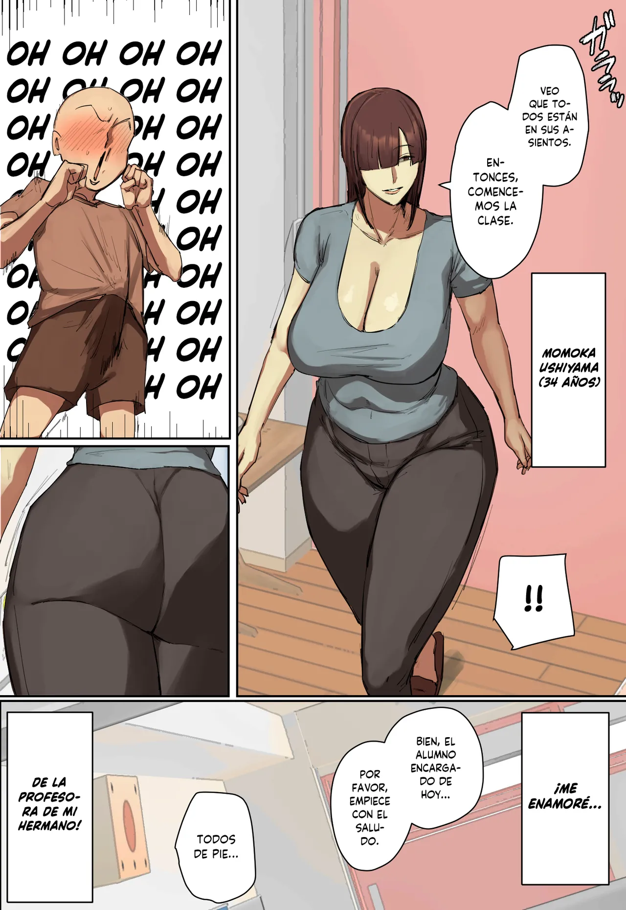 Sankanbi de Onii-chan no Sensei ni Hitomebore! | ¡Me Enamoré a Primera Vista de la Profesora de mi Hermano Mayor Durante el Día de Visita a Clases! page 3 full