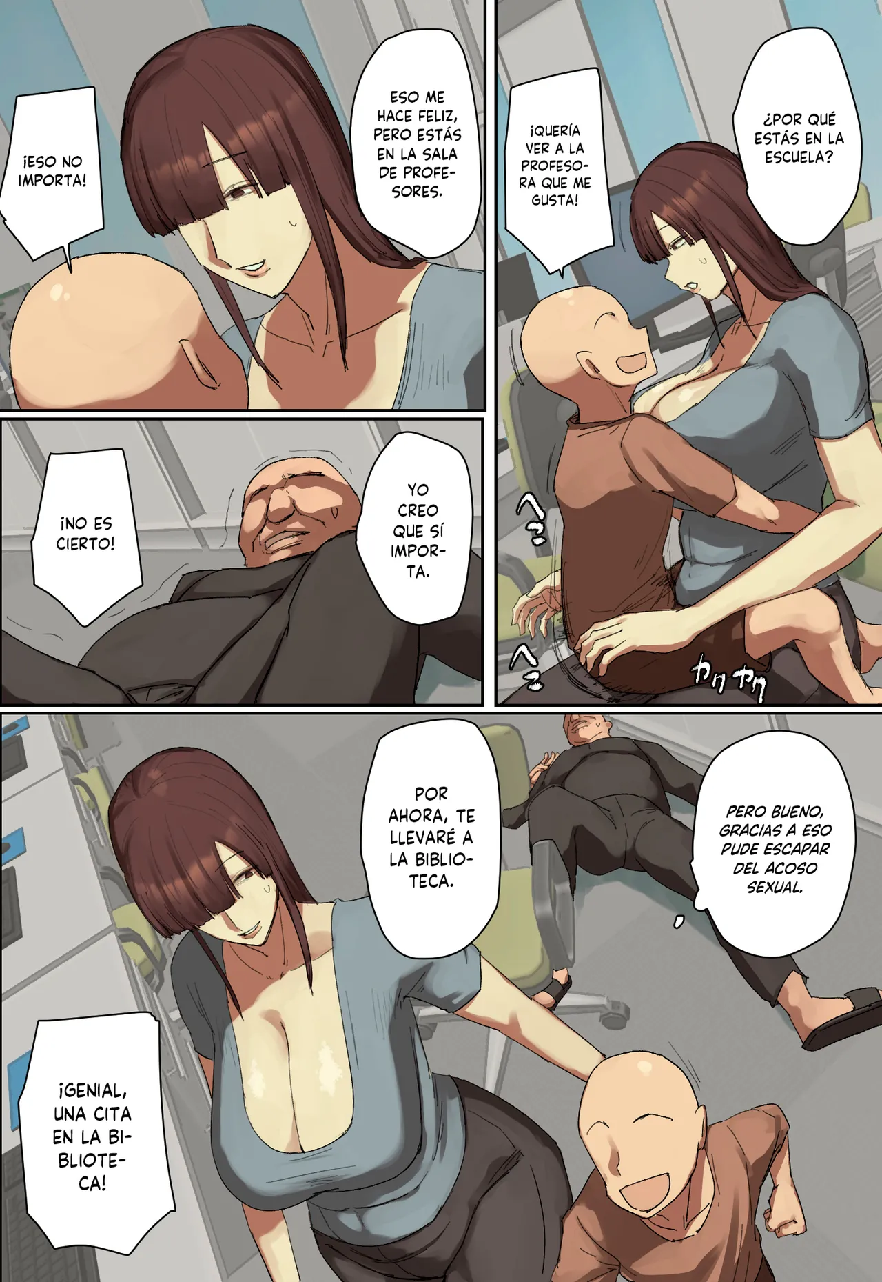 Sankanbi de Onii-chan no Sensei ni Hitomebore! | ¡Me Enamoré a Primera Vista de la Profesora de mi Hermano Mayor Durante el Día de Visita a Clases! page 9 full
