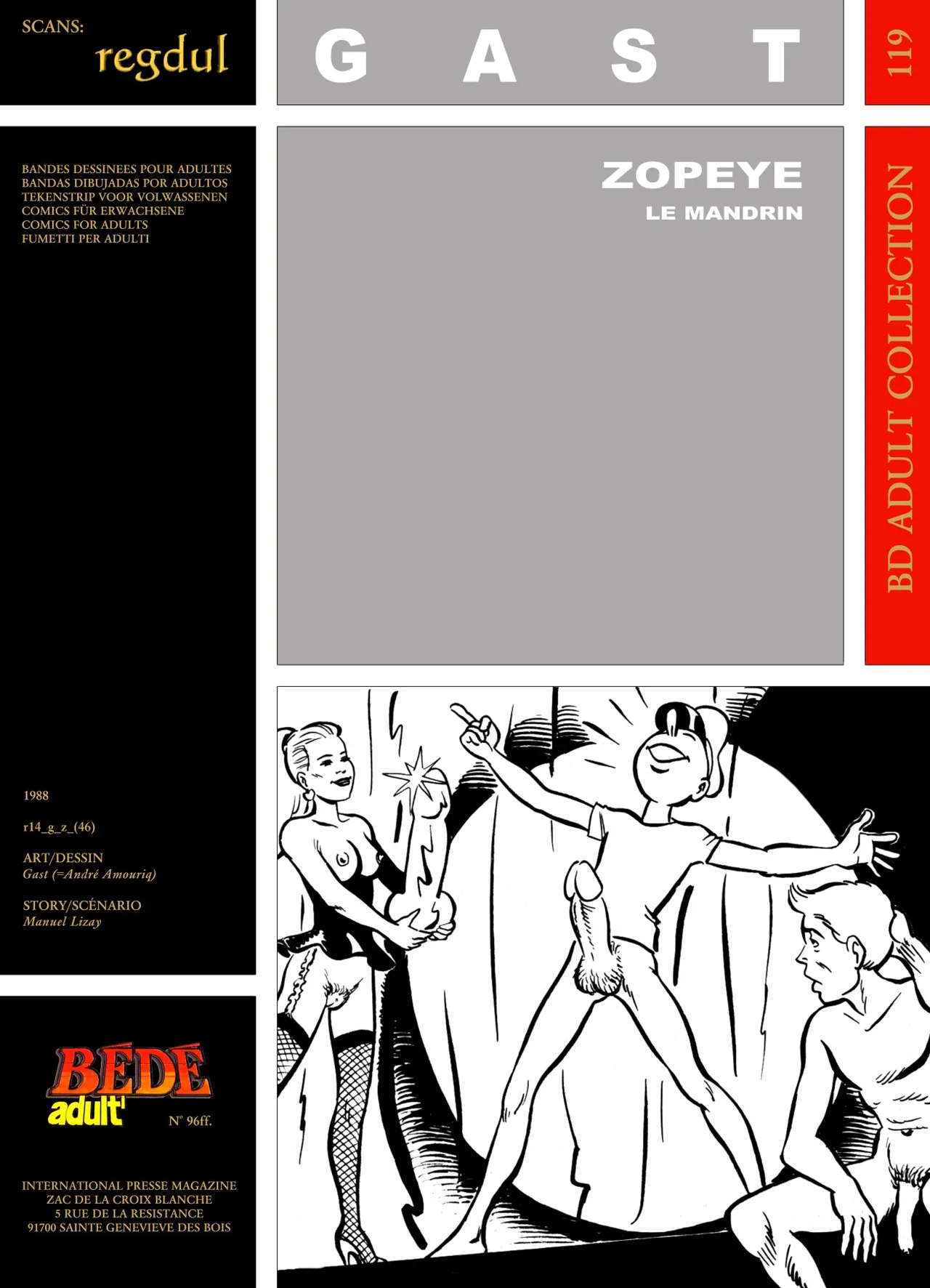 Gast  & Manuel Lizay  - Zopeye le mandrin page 1 full