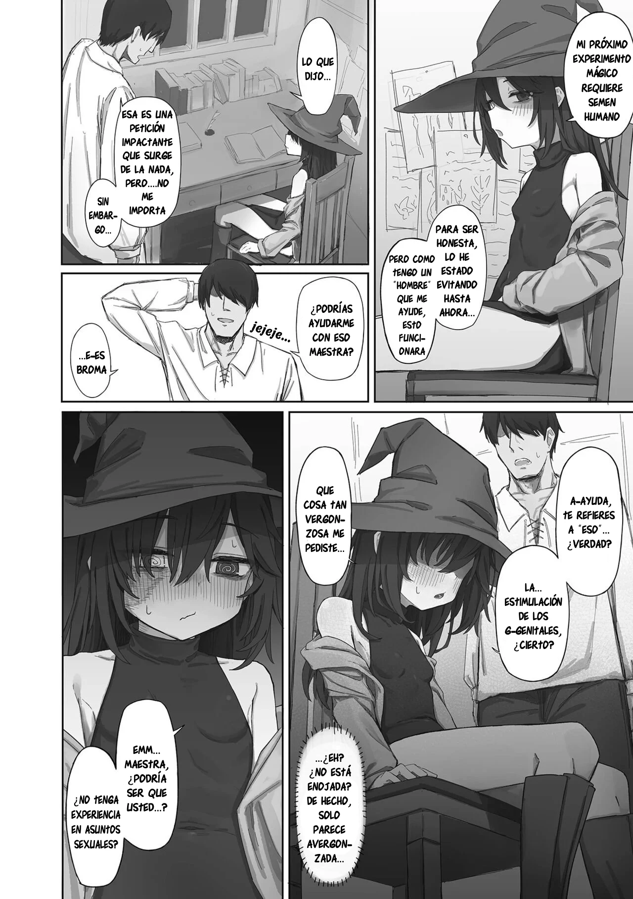 Kizumono Majo wa Deshi ni Amai｜La Bruja con Cicatrices es Complaciente con su Aprendiz page 2 full
