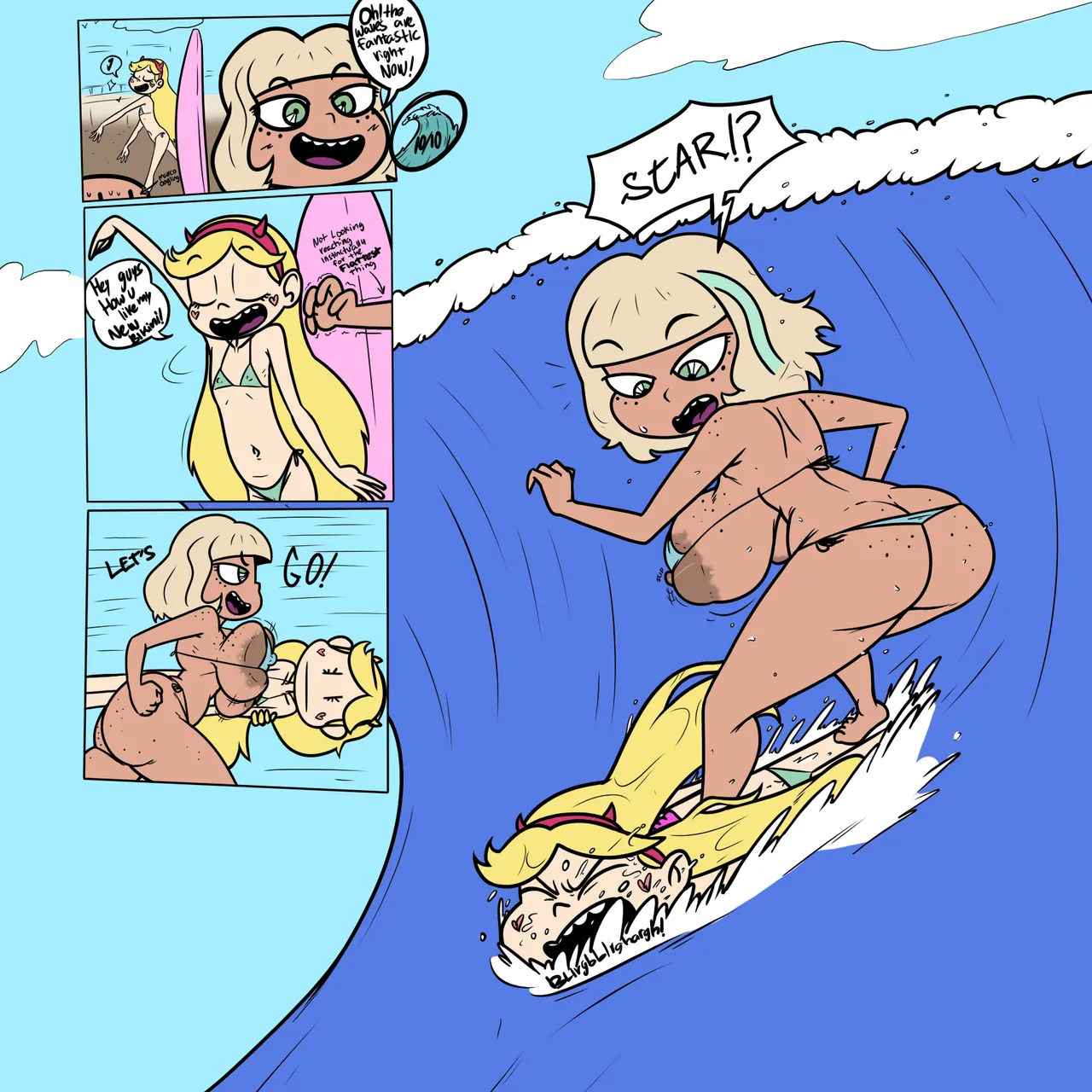 My edits and colored from various artists page 3 full