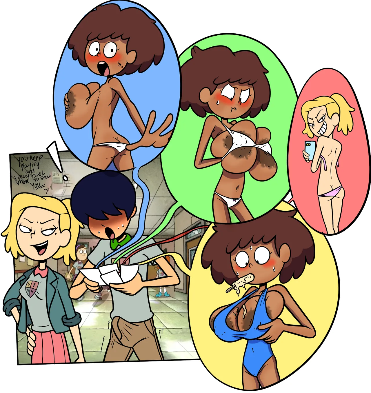 My edits and colored from various artists page 6 full