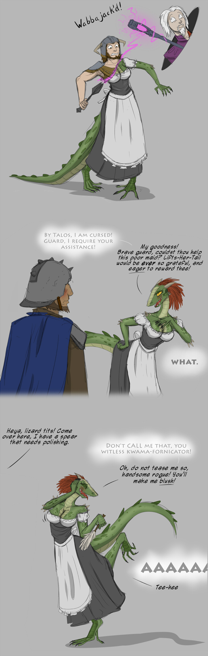 Lusty Argonian Maid'd page 1 full