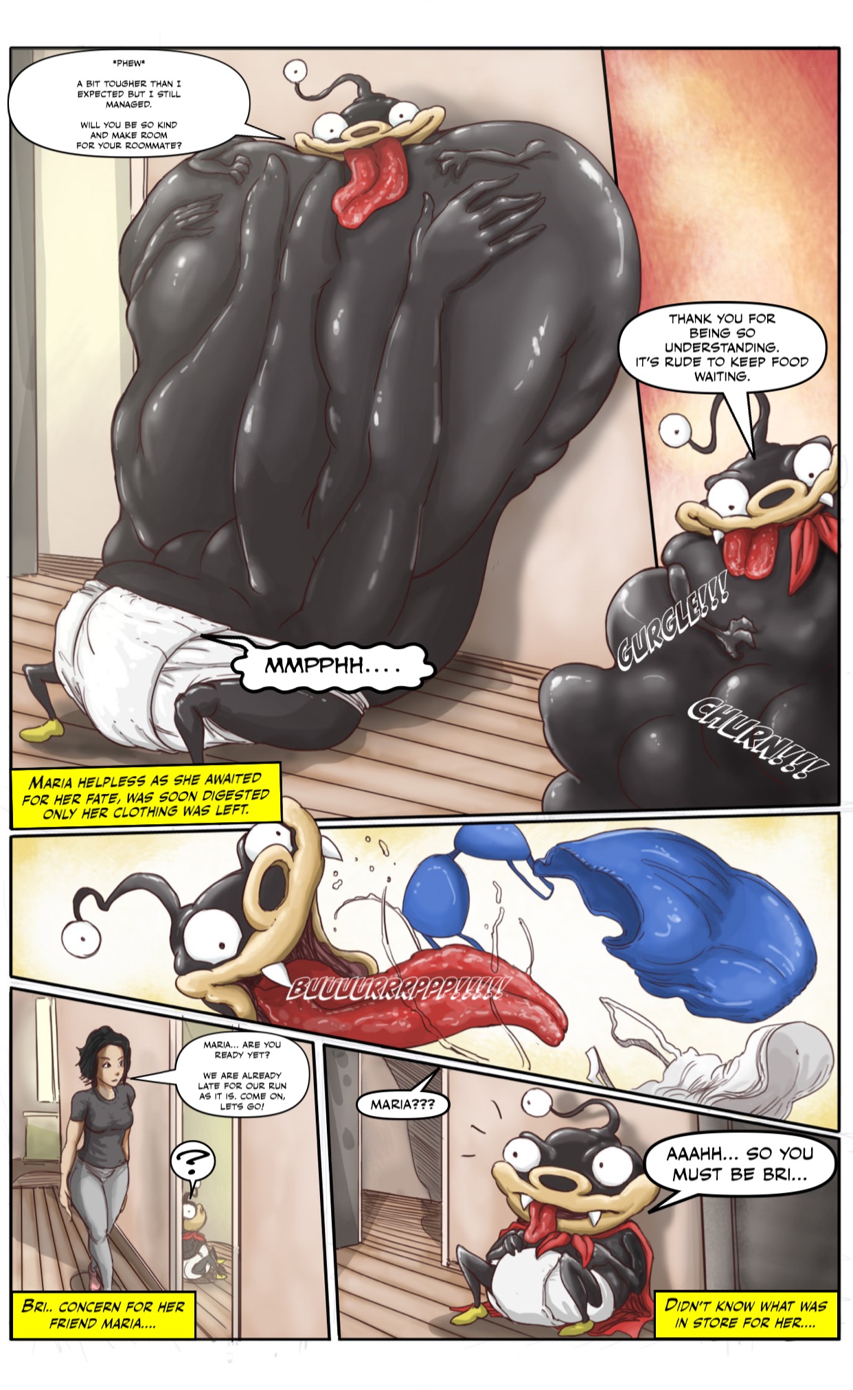 Nibbler Side Vore Story: Sunday Brunch page 5 full