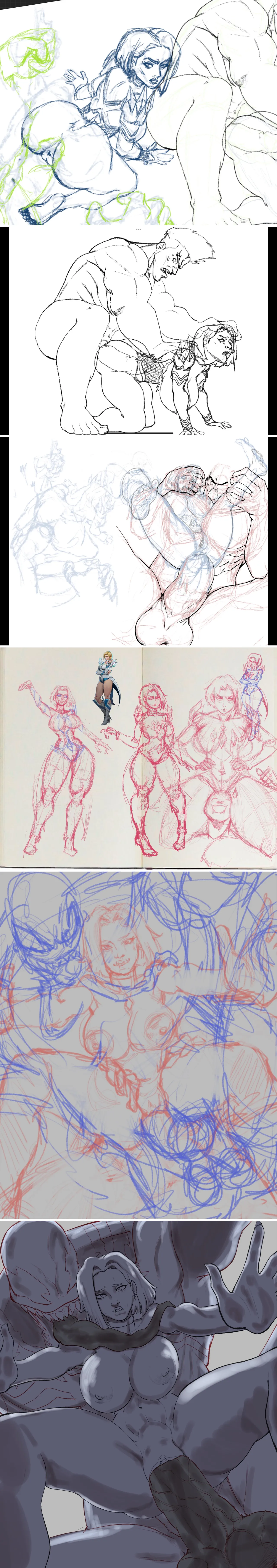 Hulk catches Emma backlining the heals! page 8 full