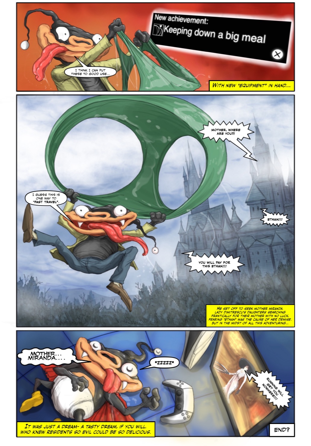 Nibbler Side Vore Story: A Tasty Resident page 6 full