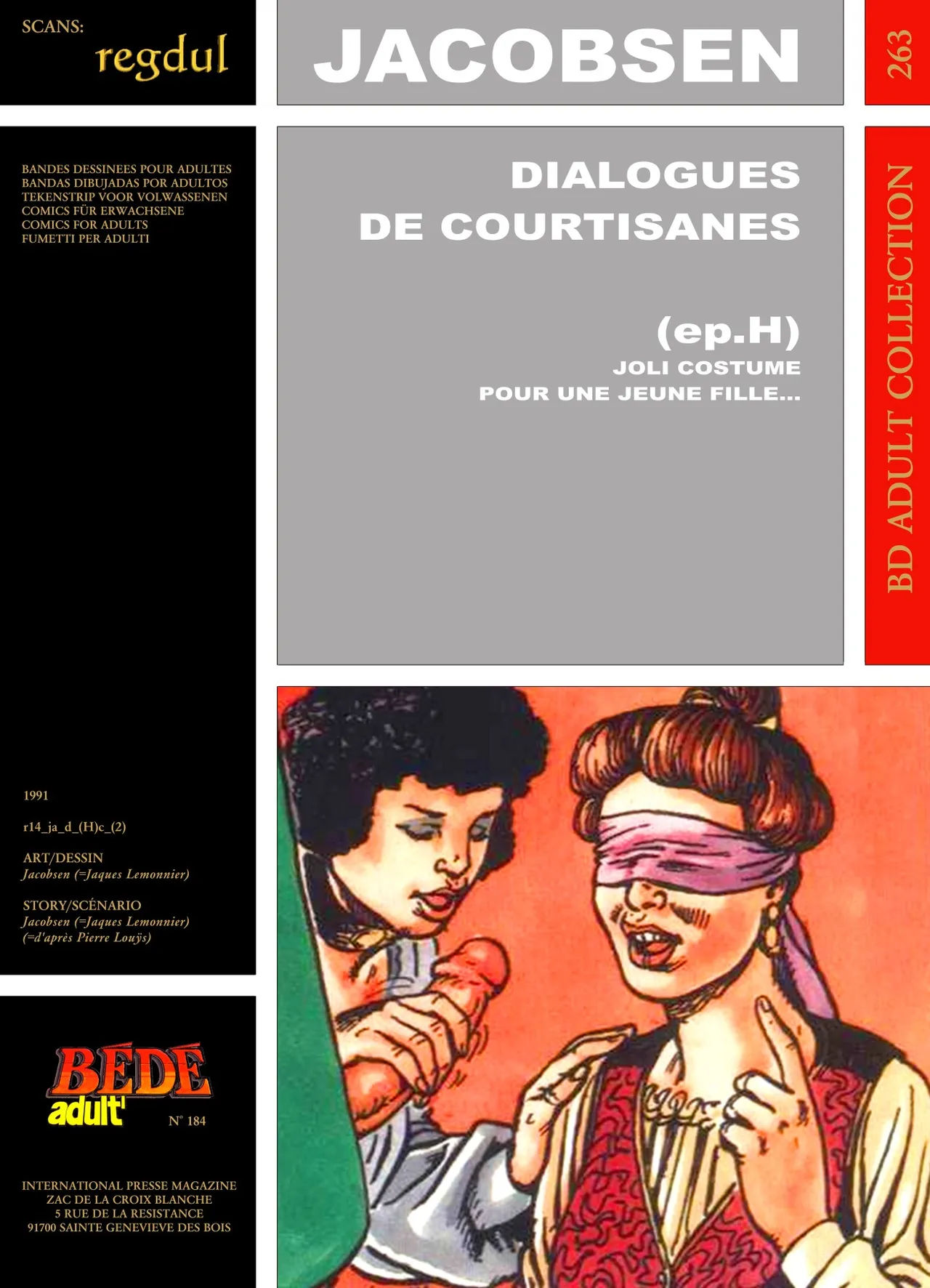 Jacobsen  & Pierre Louÿs - Dialogues de Courtisanes : Jolie costume pour une jeune fille page 1 full