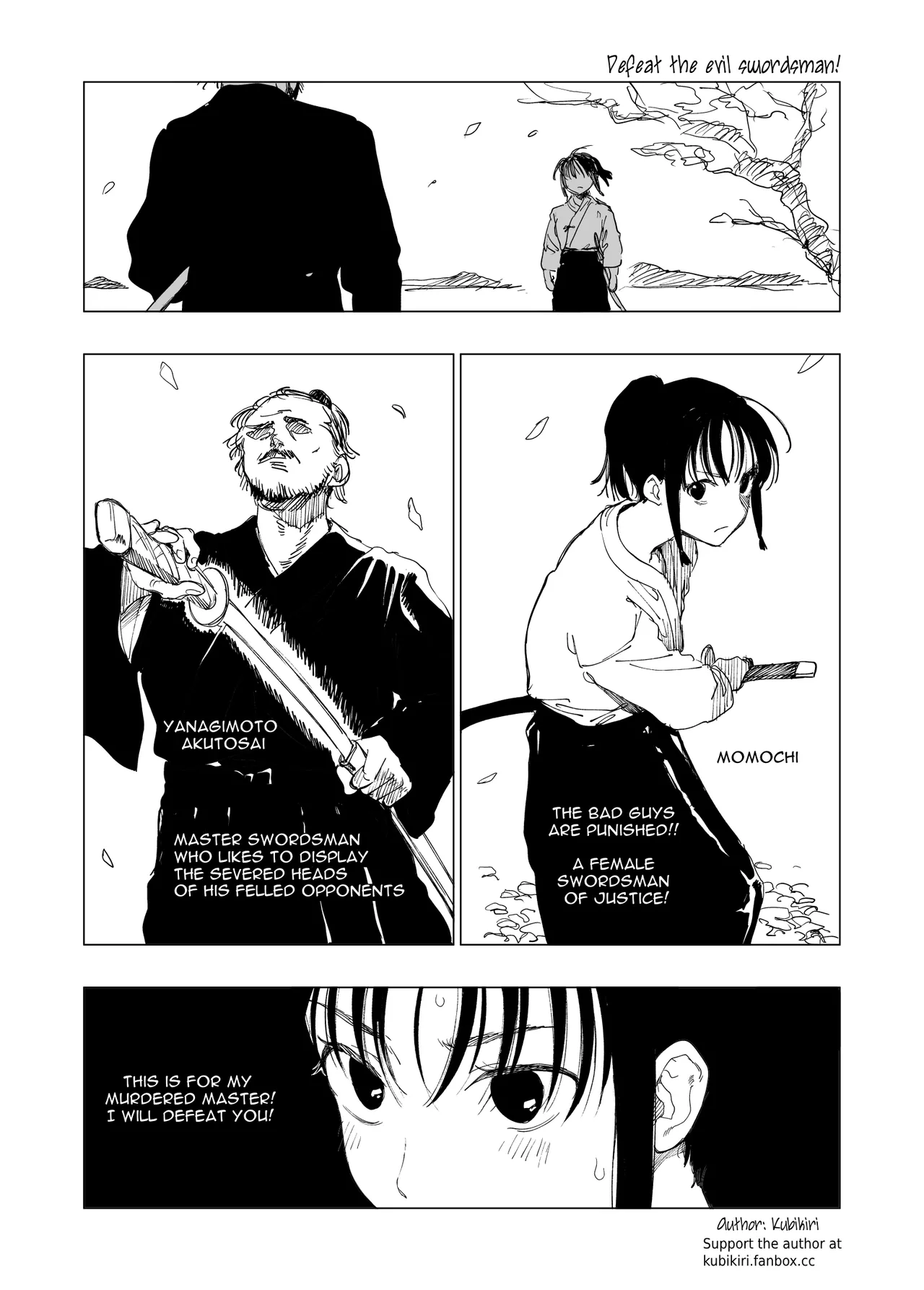 Defeat the evil swordsman! page 2 full