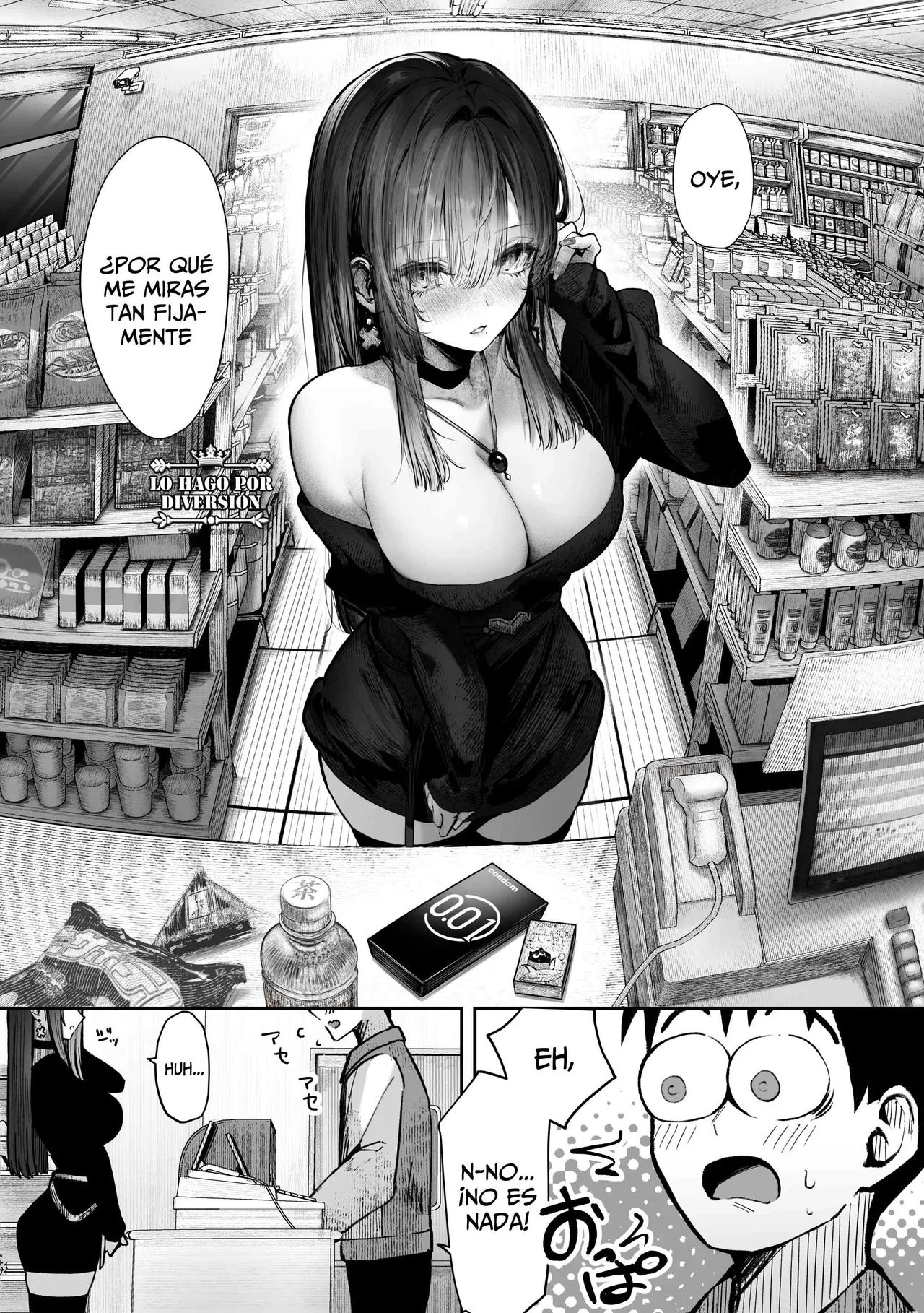 Oshiete Ageru ~Kyonyuu Bijin Onee-san to Rouninsei no Boku no OO na Ohanashi Zenpen~｜¡Enséñame, Onee-san! ~La historia entre una hermosa chica tetona y un estudiante promedio de preparatoria~ Parte 1 page 7 full