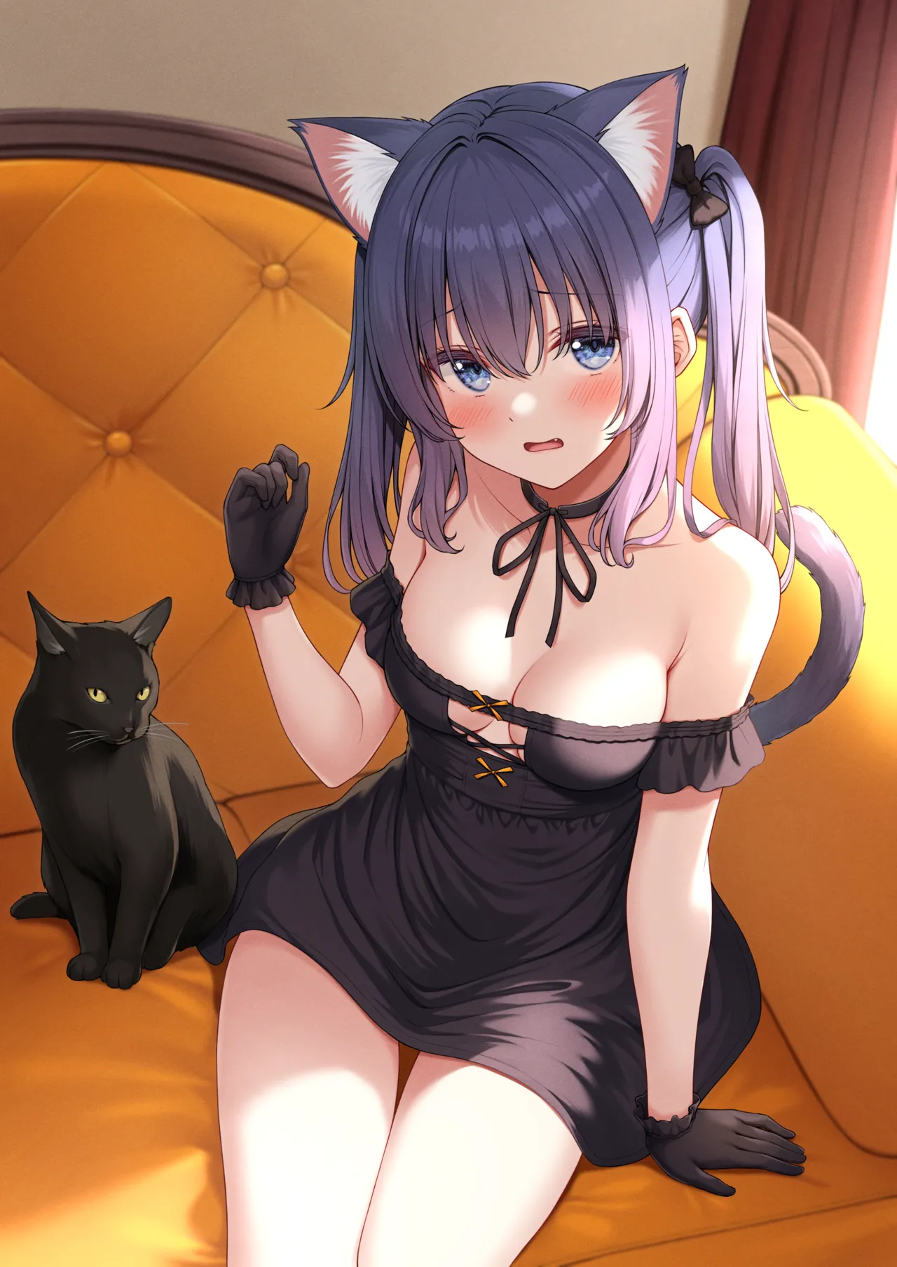 Happy Halloween 🎃 Neko Rakugaki-chan page 2 full