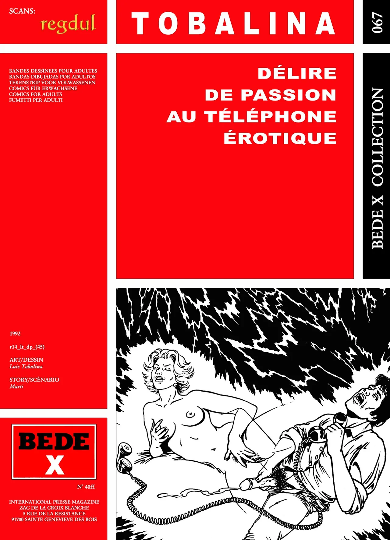 Luis Tobalina & Marti  - Délire de passion au téléphone érotique page 1 full