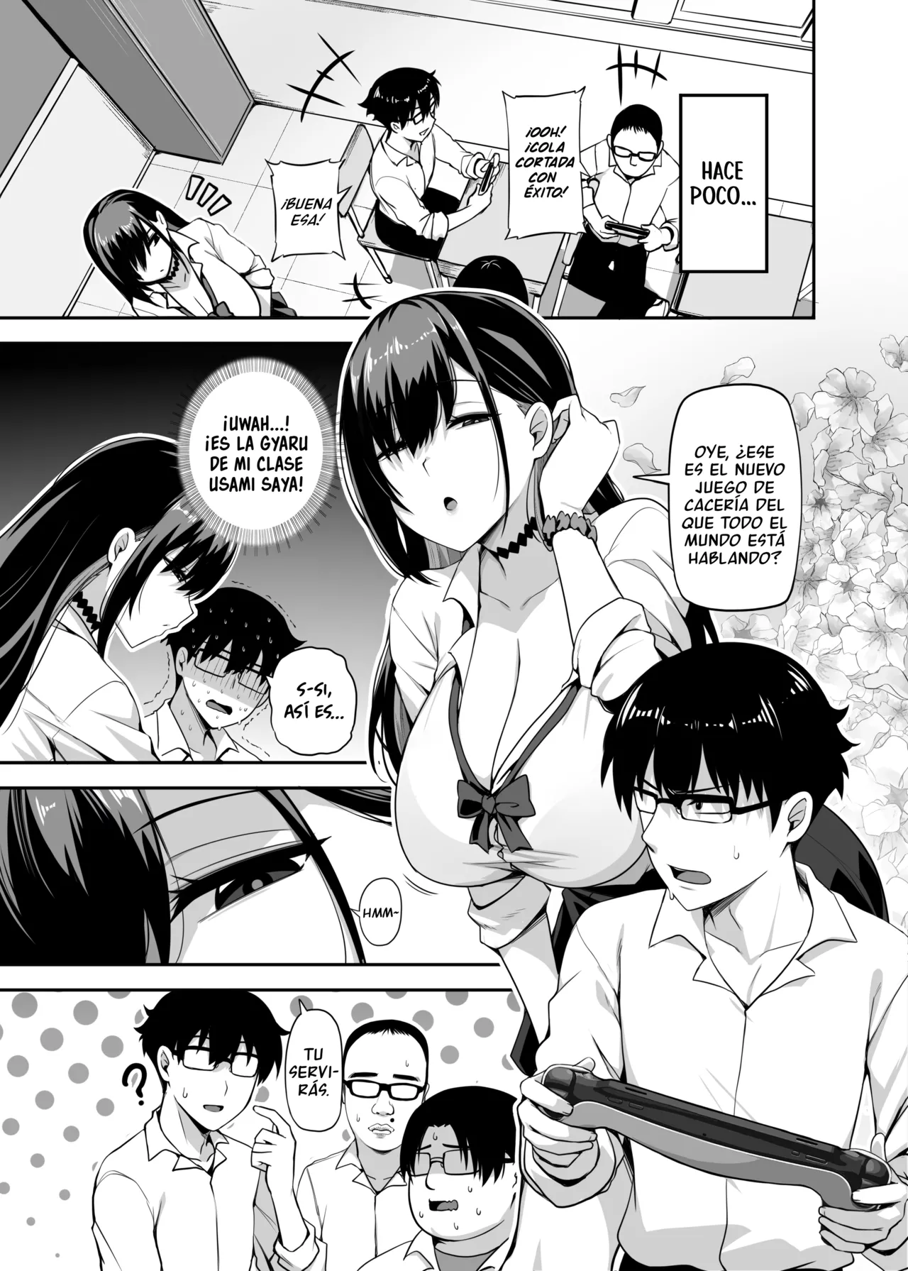 Class No Gal Ga Uchi Ni Kite, Issho Ni Hunting Action Yattemita Ken | El Día que la Gyaru de mi Clase, Vino a mí Casa a Jugar un Juego de Cacería page 4 full