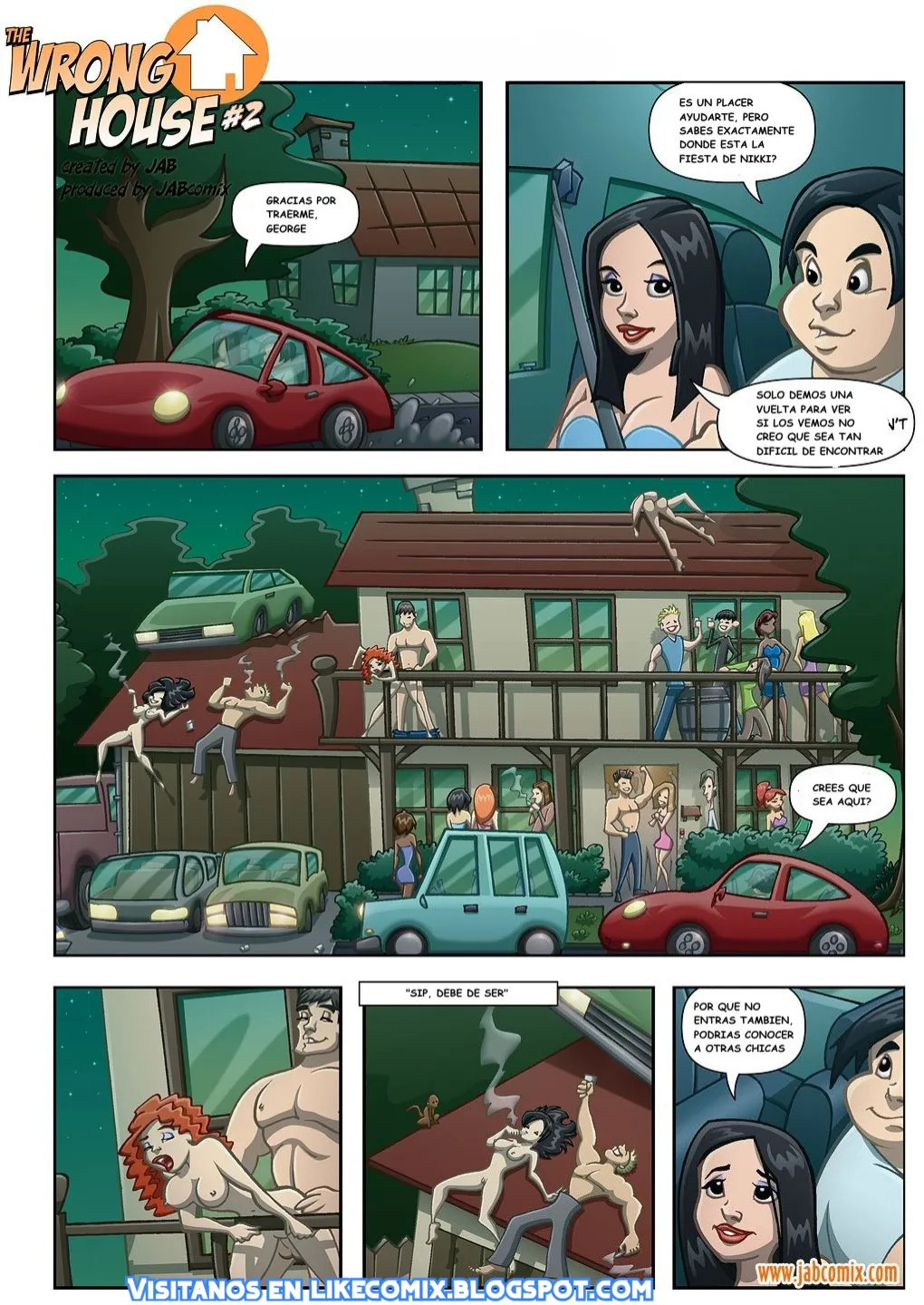The Wrong House - Part 2  likecomix.blogspot.com page 1 full