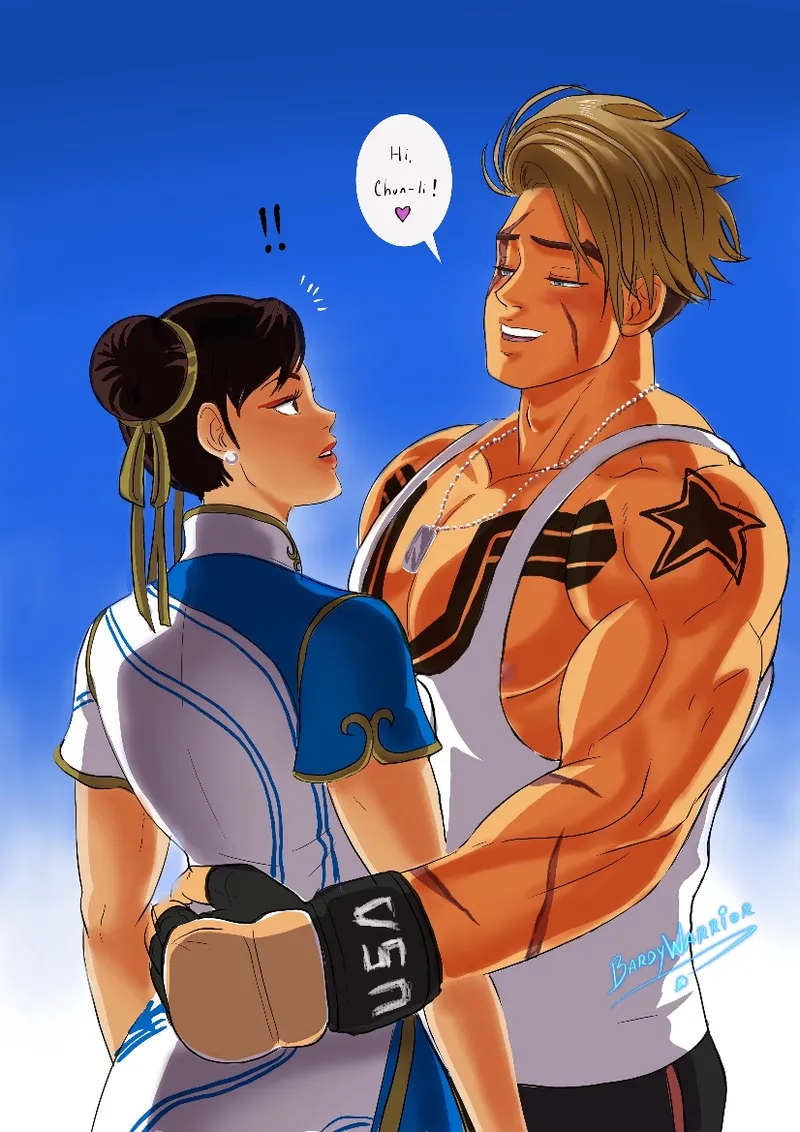 Luke x Chun-Li page 1 full