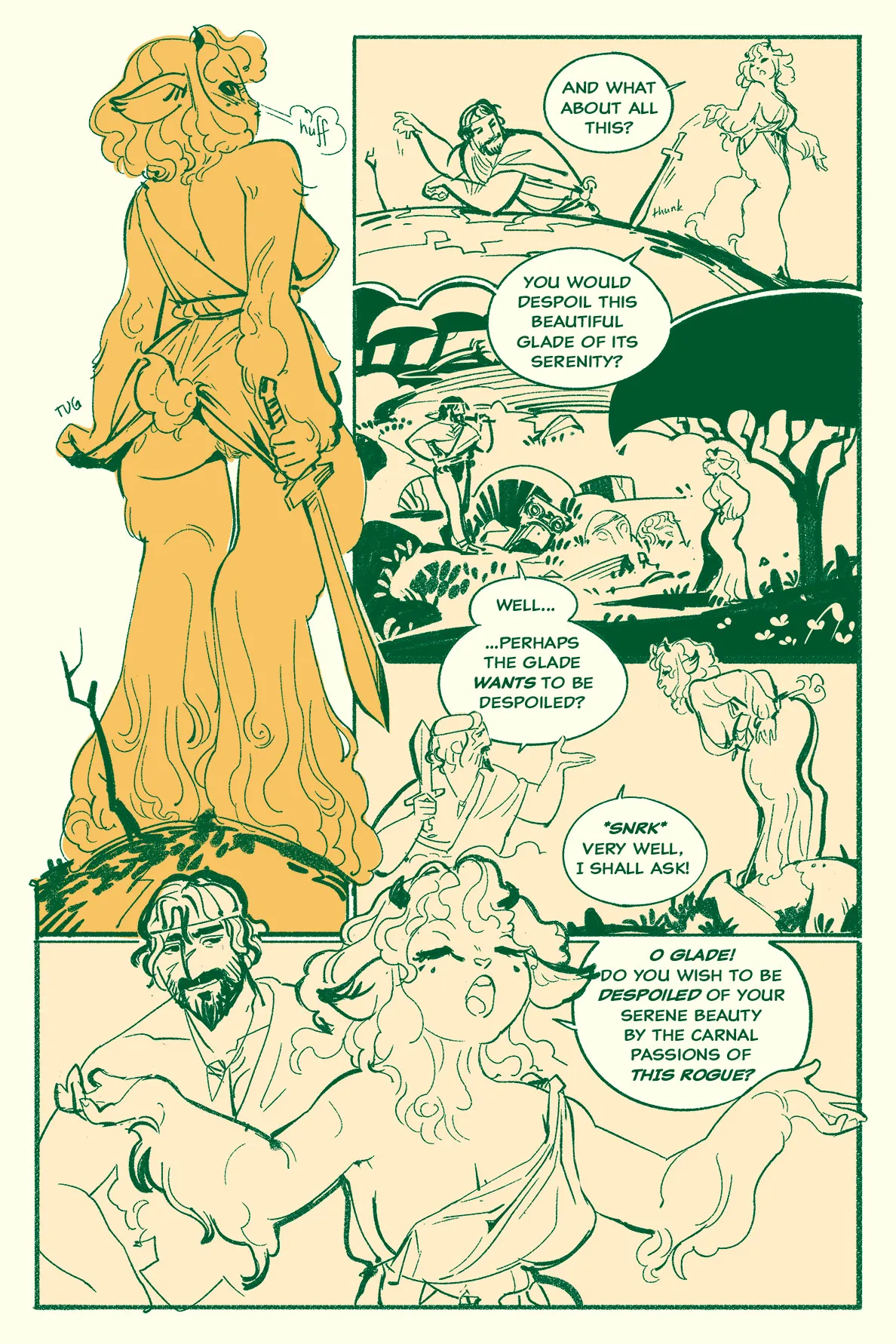 Satyr x Swordsman page 9 full