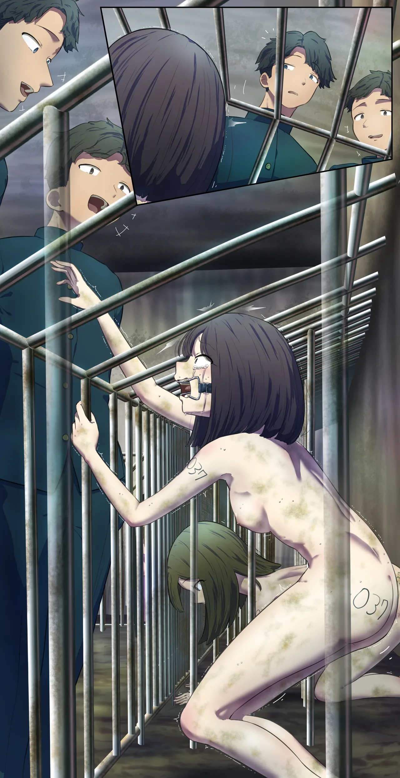 After touring the human barn, I went inside the cage page 6 full