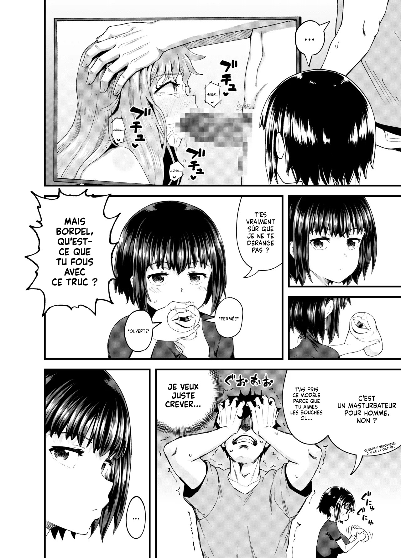 Soen ni Natteta Osananajimi ga Okuchi Onaho Gayoi Shite Kuru Mikkakan | Mon amie d'enfance remplace mon masturbateur pendant 3 jours page 8 full