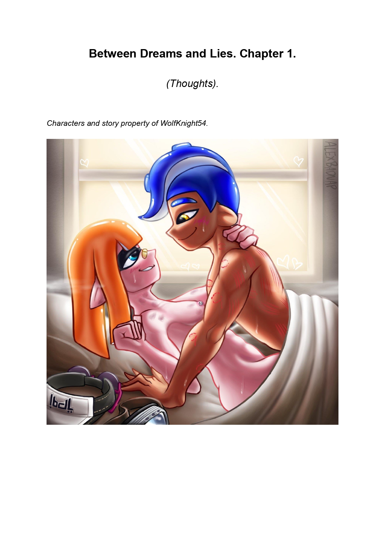 Between Dreams and Lies. Chapter 1. Thoughts. page 1 full