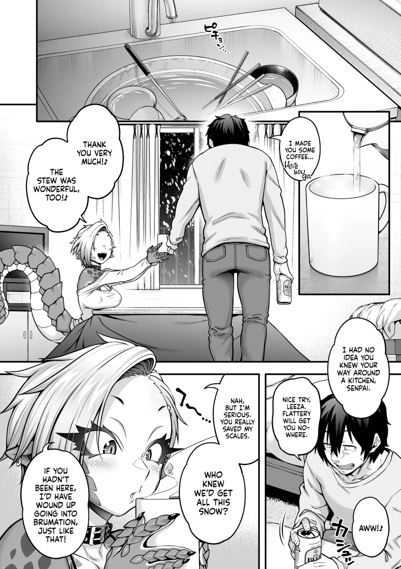 Yukifuru Yoru no Reptile | Reptile on a Snowy Night page 4 full