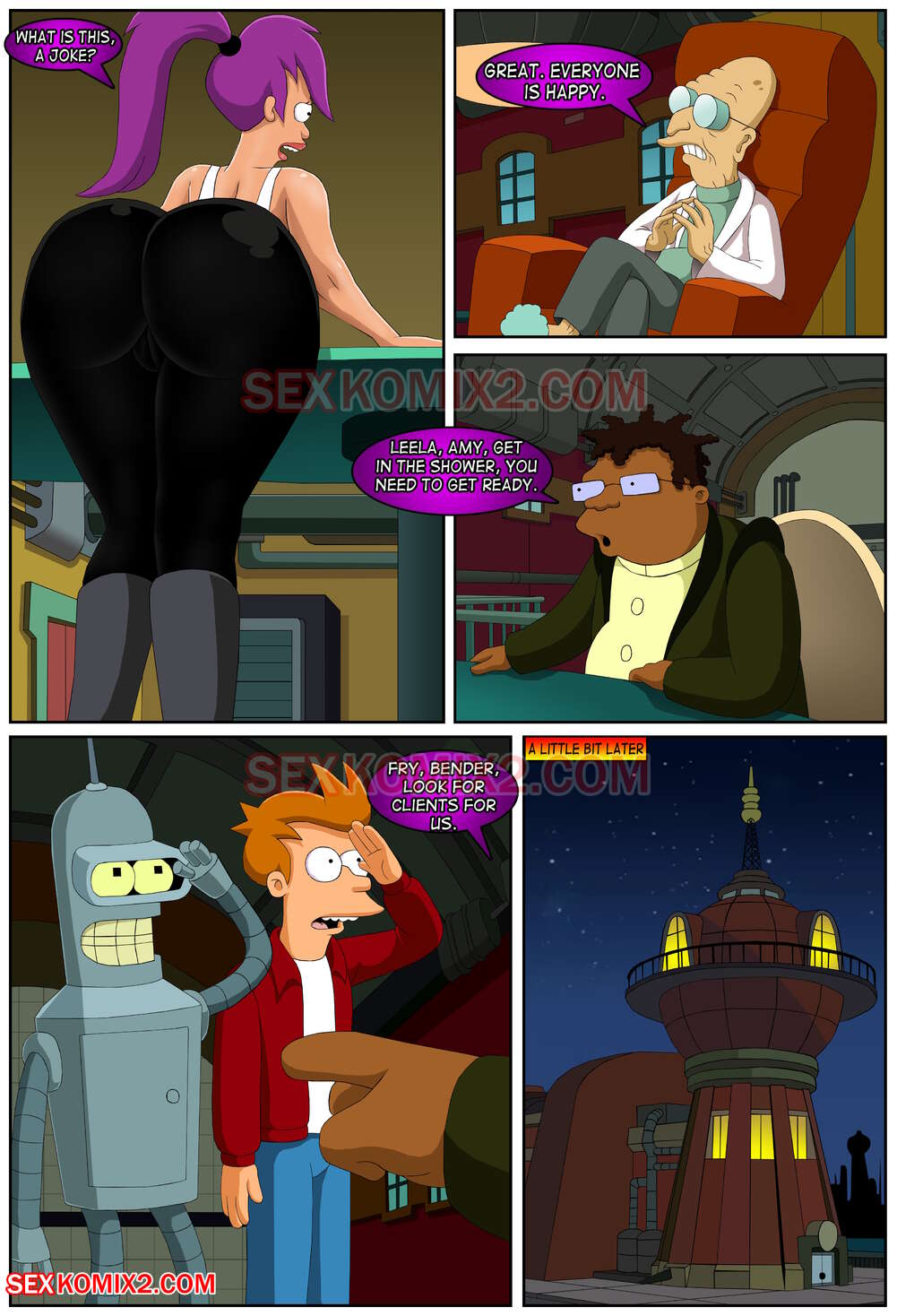 Futurama. Interplanetary sex. by sexkomix2.com page 5 full