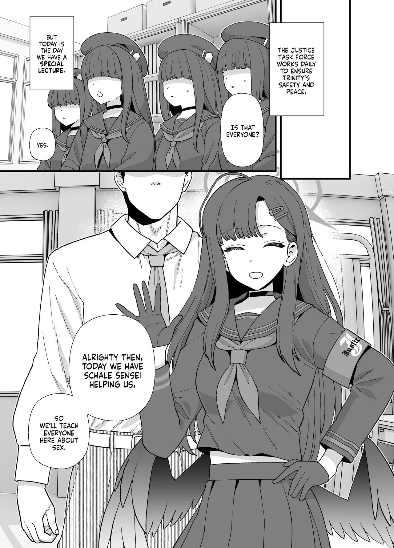BlueArch Ichika Sukebe Manga | BlueArch Ichika Lewd Manga page 1 full