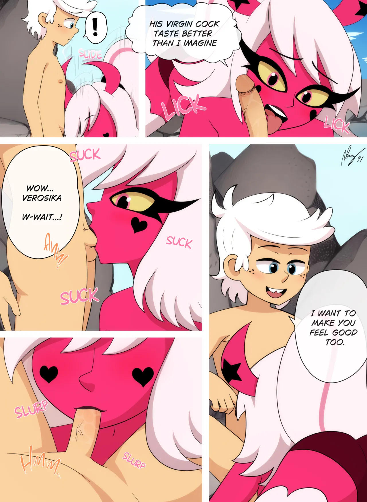 Lincosika's Beach Day page 3 full