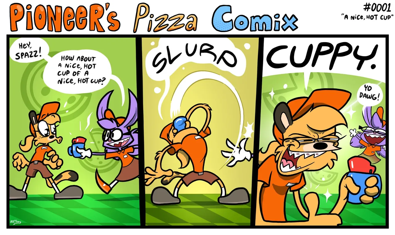 Pioneer's Pizza Comix page 1 full