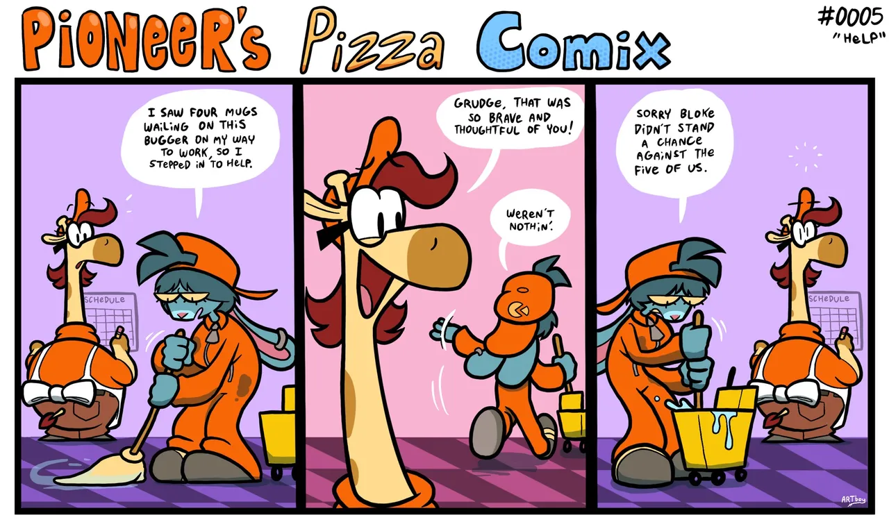 Pioneer's Pizza Comix page 5 full