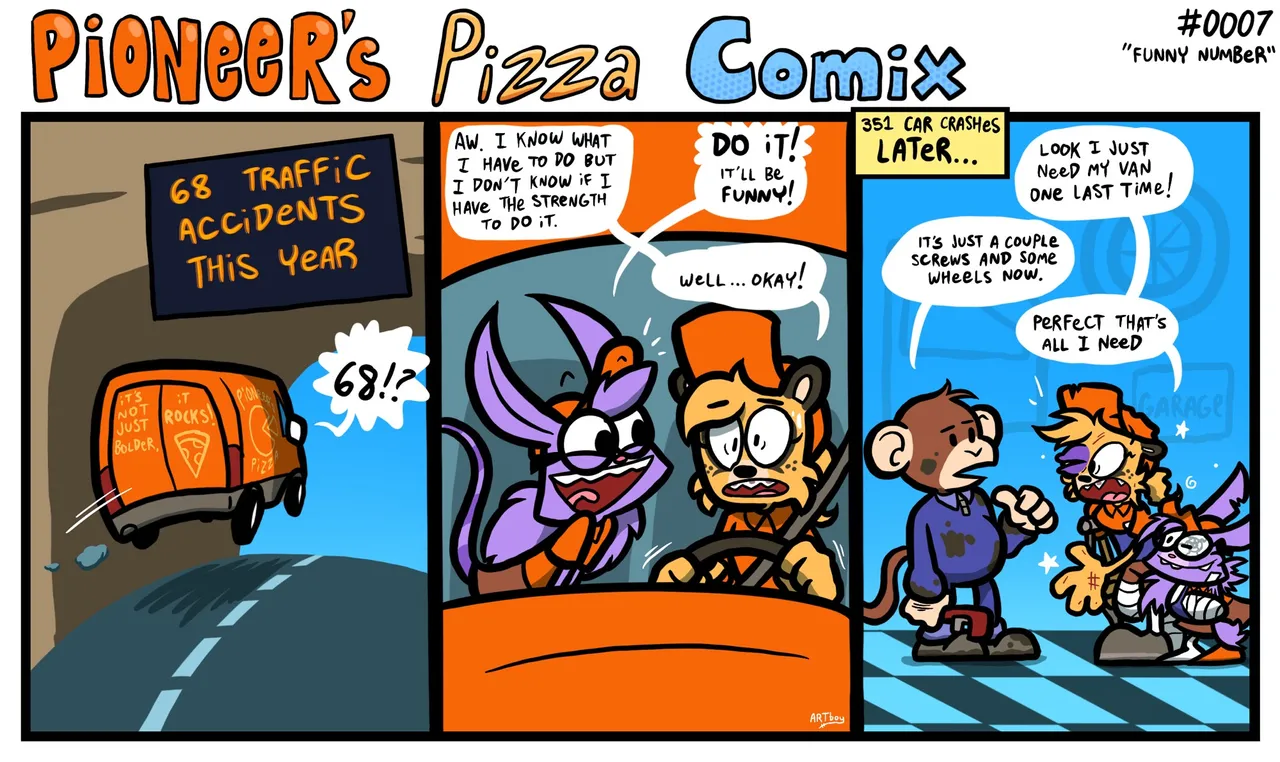 Pioneer's Pizza Comix page 7 full