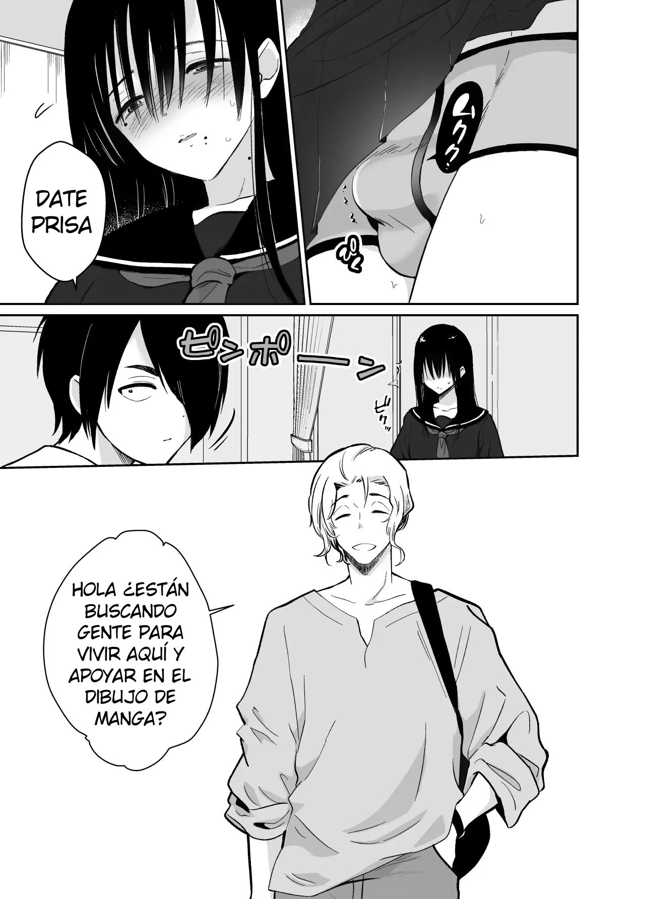 Mesu Ochi Share House Rin-kun Hen 〜 Mangaka Shibou no Kage Kya 2 nin ga Chara Otoko ni Oishiku Taberareru Made〜 page 10 full